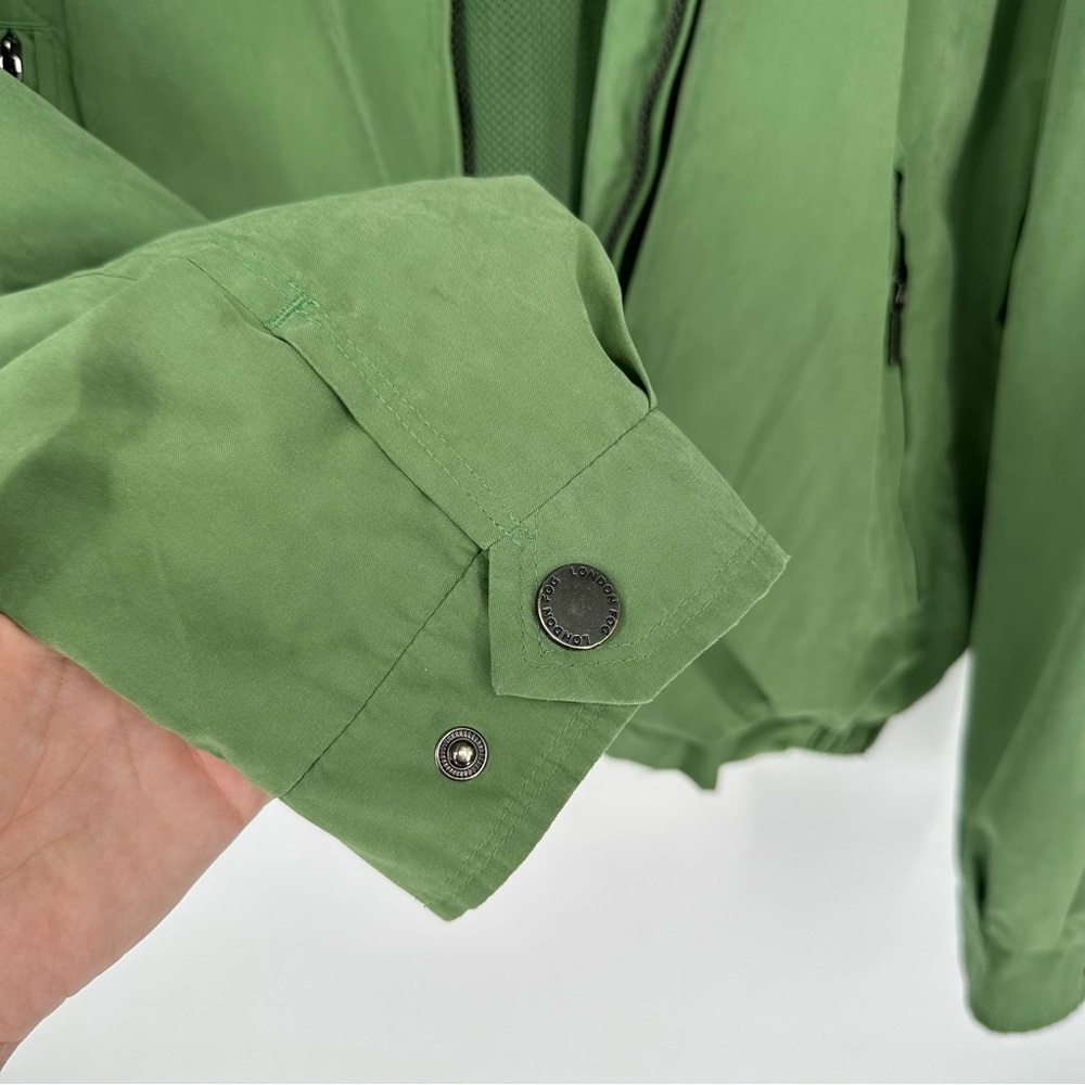 London Fog Bomber Jacket, Green, Medium - Picture 9 of 13